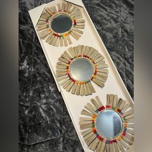 Boho wall mirrors decor